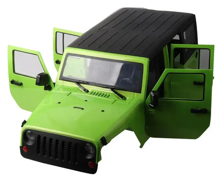 Karoseria Jeep Wrangler Cherokee Crawler Hard Body Twarda 1/10 Czarna | 001176