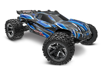 Traxxas Rustler 4X4 VXL TSM 1/10 Niebieski | 67376-4-BLUE