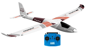Motoszybowiec Kavan Alpha 1500 V2 RTF 1492mm Czerwony Samolot Zdalnie Sterowany Model RC | KAV02.8076V2RTF