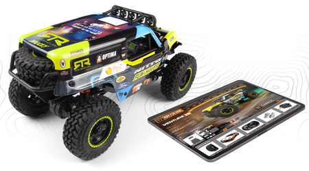 Venture18 U4 Ford Bronco 4400 RTR 4WD 2,4GHz LED 1:18 Crawler Żółty Samochód Zdalnie Sterowany Model RC | 160804 HPI RACING