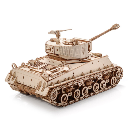 Little Story Drewniane Puzzle Model 3D Czołg M4A3E8 Sherman World of Tanks 34,4x14,2x15,5cm | WOT01