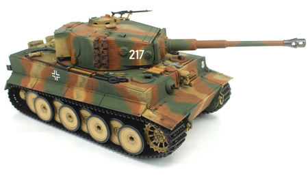 German Tiger 1 Mid Painted Camo RTR 2,4Ghz 1/24 Czołg Zdalnie Sterowany Heng Long IR Dźwięk Kamuflaż | 3841-11-M-C TAIGEN
