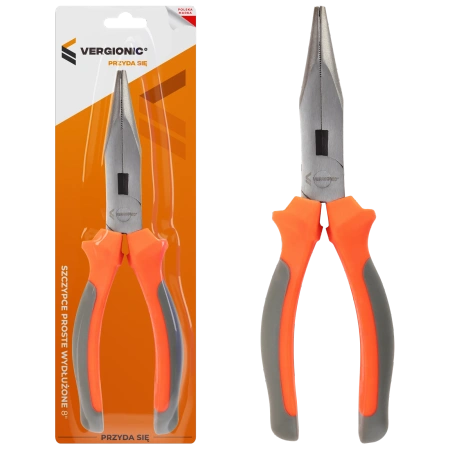 Szczypce Proste Wydłużone 8" 20,5cm | VERGIONIC