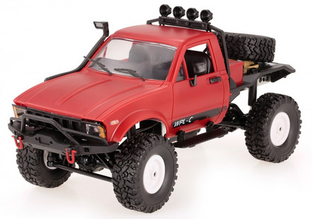 Samochód OFF-ROAD WPL C-14K 1:16 4x4 - KIT - Czerwony