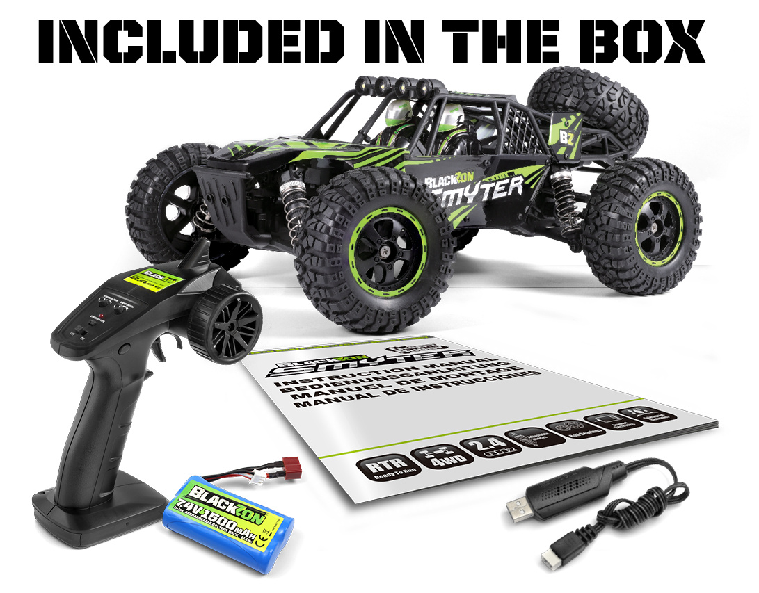 BlackZon Smyter DB Desert Buggy 1/12 4WD Żółty Samochód Zdalnie Sterowany Model RC | 540227 pol_pl_Samochod-BlackZon-Smyter-DB-Desert-Buggy-1-12-4WD-Zolty-540227-HPI-1016714_11