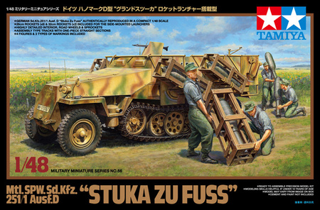 Mtl.SPW. Sd.Kfz.251/1 Ausf.D "Stuka zu Fuss" 1:48 | Tamiya 32566