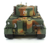 German Tiger 1 Mid Painted Camo RTR 2,4Ghz 1/24 Czołg Zdalnie Sterowany Heng Long IR Dźwięk Kamuflaż | 3841-11-M-C TAIGEN