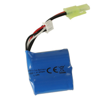 Akumulator Li-Ion 600mAh 7,4V 2S1P Mini Tamiya Do Motorówki Syma Q7 Revolt Illuminator