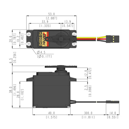 Serwo Cyfrowe Hitec HS-5485HB 6,4kg/cm 0,17s/60° 4,8-6,0V | 1HI3191
