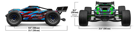Traxxas XRT Ultimate 8S 4X4 1:5 Niebieski Samochód Zdalnie Sterowany Model RC | 78097-4-BLUEX