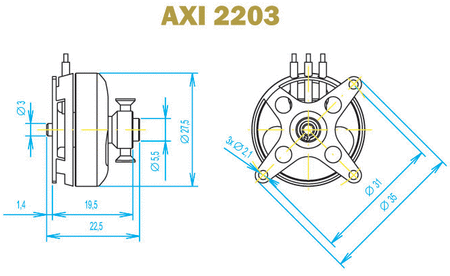 AXI 2203/46 GOLD - Model Motors