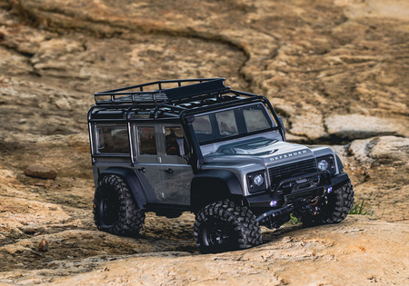 Traxxas TRX-4M Land Rover Defender 1/18 4x4 Crawler RC Zielony Samochód Terenowy Zdalnie Sterowany | 97054-1-GRN