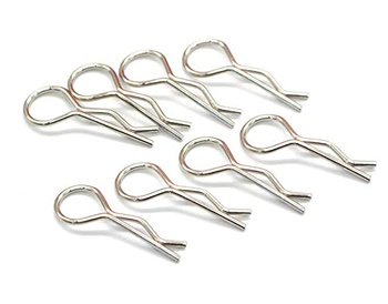 Spinki karoserii (8szt.) srebrne | 02053 HIMOTO