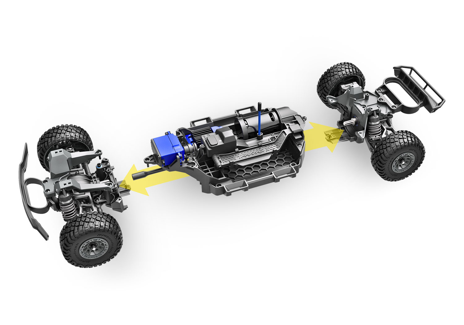 Traxxas Mini Slash 4X4 1/16 Żółty Samochód RC Model Zdalnie Sterowany | 108164-1-YLW pol_pl_Traxxas-Mini-Slash-4X4-1-16-Zolty-Samochod-RC-Model-Zdalnie-Sterowany-108164-1-YLW-1016511_8