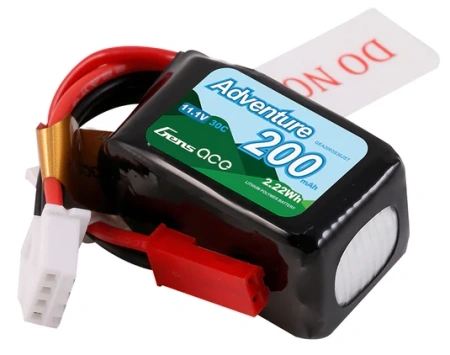 Akumulator LiPo 200mAh 11,1V 30C 3S1P JST BEC Adventure | GEA2003S30JST GENS ACE