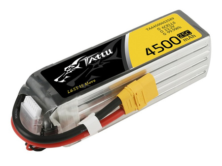 Pakiet LiPo 4500mAh 22,2V 6S1P 25C | TAA45006S25X9 TATTU