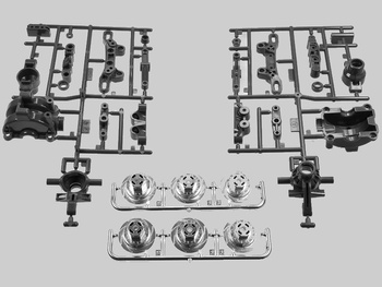 Części A TT-02 (bez hexów) | 19000614 TAMIYA