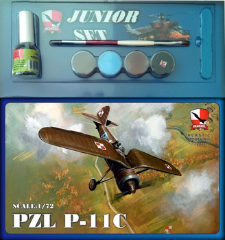PZL-P-11C 142 Eskadra Skalski - Junior Set | Big Model JS72031