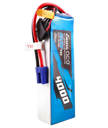 Akumulator LiPo 4000mAh 22,2V 45C 6S1P EC5 G-Tech | GEA406S45E5GT GENS ACE
