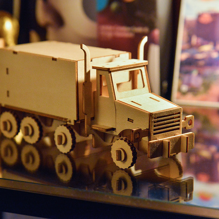 Little Story Drewniane Puzzle Model 3D Ciężarówka 18,5x6,6x9cm | D004