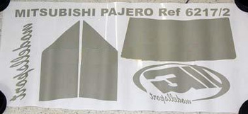 Naklejki (szyby) do Mitsubishi Pajero - FG 6217/02