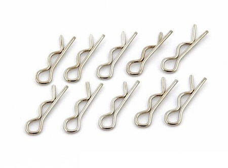 Spinki karoserii (10szt.) srebrne | 226 Q-MODEL