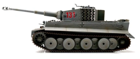 Czołg Zdalnie Sterowany Tiger I IR 1/16 Szary Model RC 2,4GHz | 16101-GY TORRO