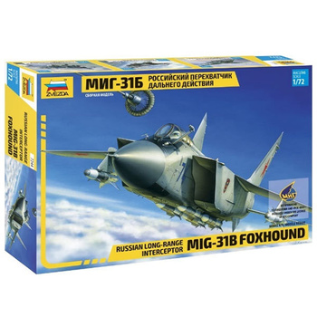 MiG-31B FOXHOUND Russian Long Range Interceptor 1:72 | Zvezda 7244