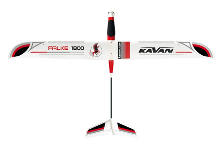 Motoszybowiec Kavan Falke 1800mm ARF Czerwony Samolot Zdalnie Sterowany Model RC | KAV02.8088