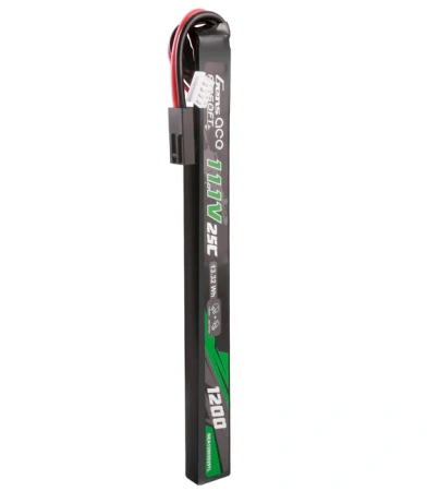 Gens ace 25C 1200mAh 3S1P 11.1V Airsoft Gun Lipo Battery with mini Tamiya Plug Long size