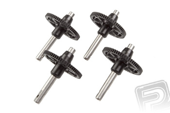 Część do Galaxy Visitor 3 - wał napędowy z zębatką napędową (4szt.)  - NE3907-S04