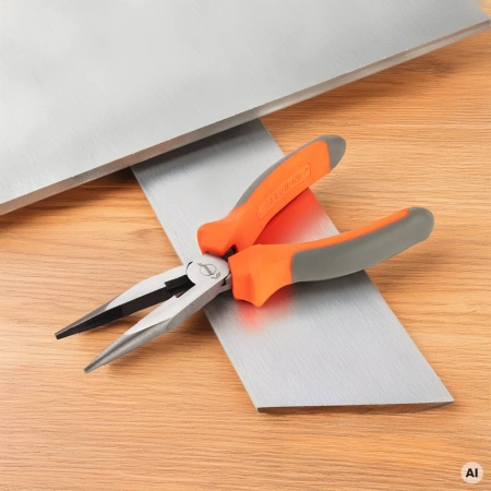 Szczypce Proste Wydłużone 8" 20,5cm | VERGIONIC