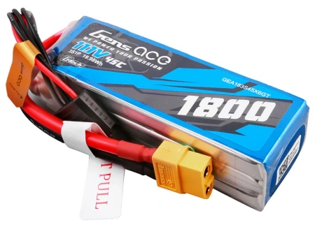 Akumulator LiPo 1800mAh 11,1V 45C 3S1P XT60 G-Tech | GEA183S45X6GT GENS ACE
