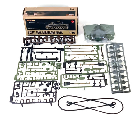 Czołg Zdalnie Sterowany German Leopard II A6 1:16 RTR 2,4Ghz Model RC | 3889-1B HENG LONG