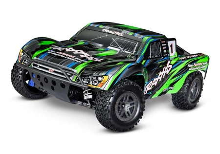 NOWY !  SLASH VXL 1:10 - bezszczotkowy BL-2s zielony -  68154-4G TRAXXAS