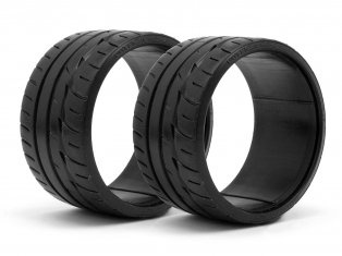 LP35 T-DRIFT TIRE BRIDGESTONE POTENZA RE-11 (2pcs)-HPI 33470