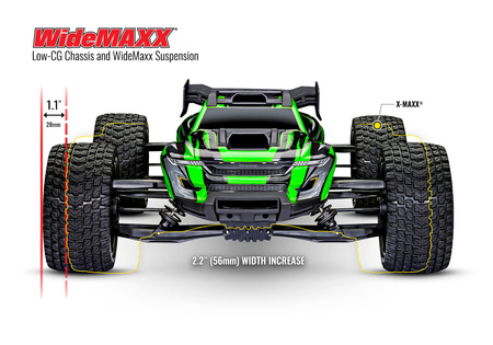 Traxxas XRT 8S 4X4 1:5 Niebieski Samochód Zdalnie Sterowany Model RC | 78086-4-BLUE