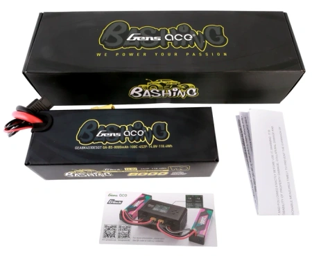 Akumulator LiPo 8000mAh 14,8V 100C 4S2P EC5 G-Tech Bashing | GEA8K4S10E5GT GENS ACE