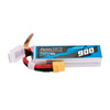 Gens Ace 900mAh 14.8V 80C 4S1P Lipo Battery Pack with XT60 plug