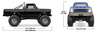 Traxxas TRX-4M Ford F-150 High Trail Edition 1:18 Crawler 4X4 Czarny Samochód Zdalnie Sterowany Model RC | 97044-1-BLK