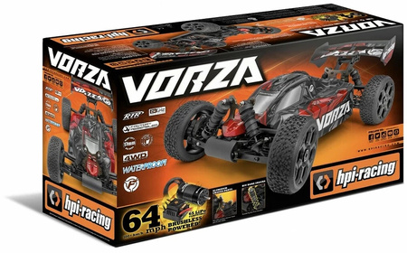 VORZA BUGGY FLUX 4WD 6S 1/8 Czerwony | 160178 HPI