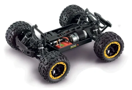 BlackZon Slyder MT Monster Truck 1/16 4WD Żółty Samochód Zdalnie Sterowany Model RC | 540116