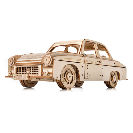 Little Story Drewniane Puzzle Model 3D Samochód FSO Syrena 105 1/16 27,4x10,6x9,5cm | E004
