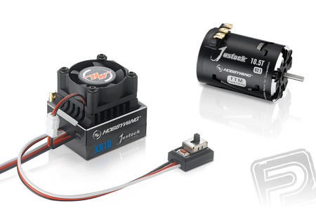 Zestaw Bezszczotkowy COMBO XR10 JUSTOCK 1:10 3650 17,5T G2.1 - HOBBYWING