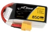 Akumulator LiPo 850mAh 14,8V 75C 4S1P XT60 | TAA8504S75XT6 TATTU