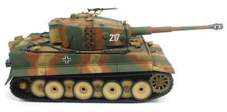 German Tiger 1 Mid Painted Camo RTR 2,4Ghz 1/24 Czołg Zdalnie Sterowany Heng Long IR Dźwięk Kamuflaż | 3841-11-M-C TAIGEN