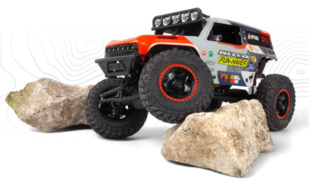 Venture18 U4 Ford Bronco 4400 RTR 4WD 2,4GHz LED 1:18 Crawler Czerwony Samochód Zdalnie Sterowany Model RC | 160887 HPI RACING