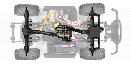 Venture18 1985 Toyota Hilux SR5 Brushed 1/18 (czerwony) | 160801 HPI