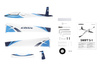 Motoszybowiec Kavan Swift S-1 2400mm ARF Niebieski Samolot Zdalnie Sterowany Model RC | KAV02.8082