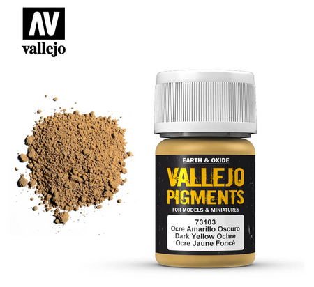 Pigment - ciemnożółta ochra (dark yellow ochre) | 73103 VALLEJO